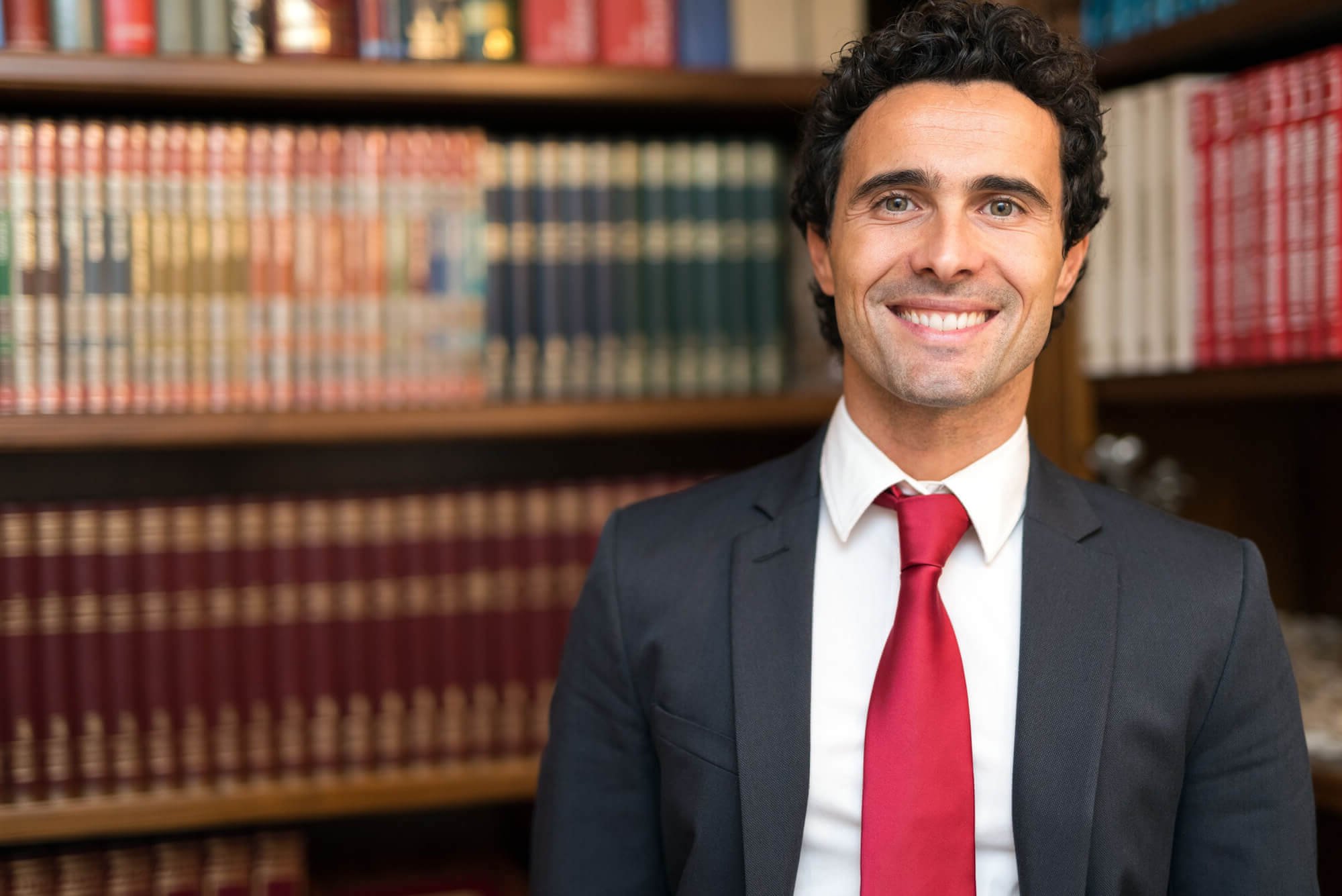 Smiling lawyer portrait